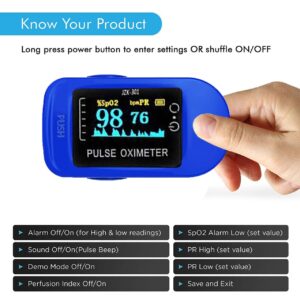 Finger Tip Pulse Oximeter DR VAKU® Swadesi Multipurpose Digital Monitoring Pulse Meter