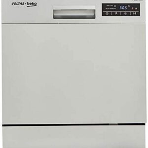 Table Top Dishwasher Voltas Beko 8 Place (DT8S, Silver)