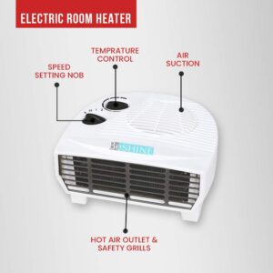 Beshine Room Electric FAN HEATER with Overheat Protection
