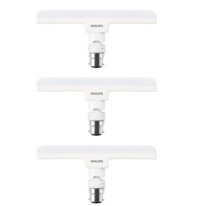 Philips T bulb 10 Watt LED, Base B22, Pack of 3