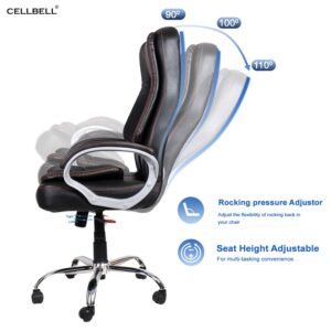 CELLBELL High Back Office/Computer/Desk/Gaming Chair [Black]