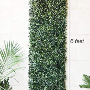 Artificial Grass Leaves Wall Hanging And Floor Mat (Green)